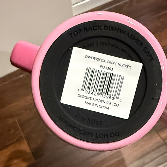 BrüMate x Krista Horton collab Pink Checkered Era 30 oz Leakproof Tumbler - Picture 3 of 3